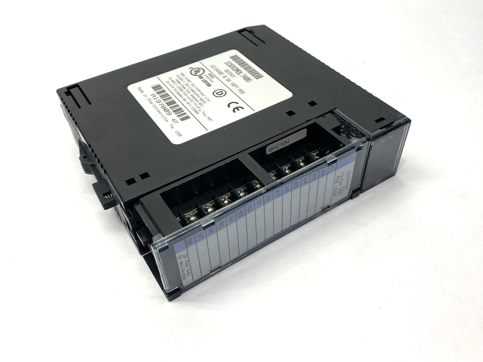 IC693MDL740G | GE Fanuc Output Module 12/24VDC 0.5A 16PT POS LOGIC - Used - Maverick Industrial Sales