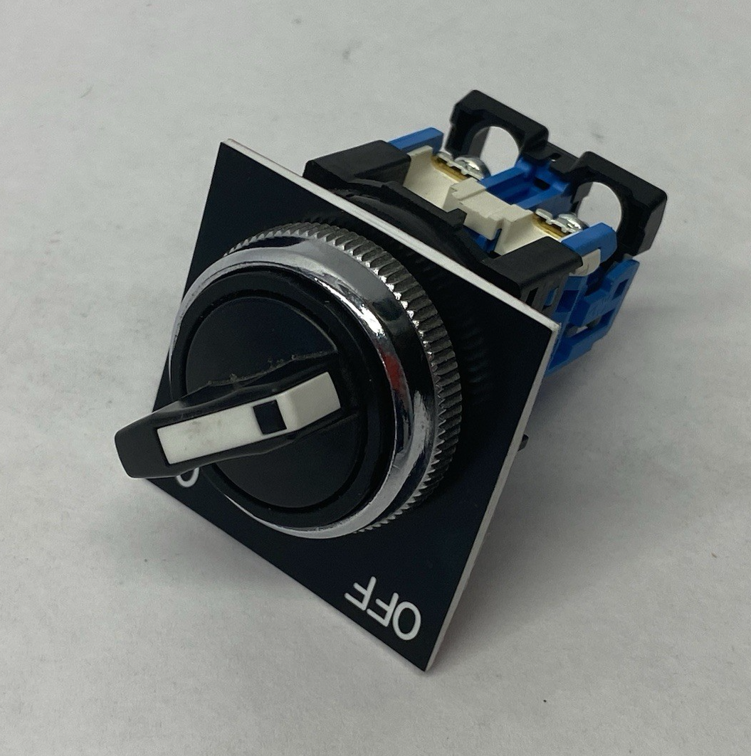 Fuji Electric AR30PR-2 2-Position Selector Switch, Maintained, Non-Illuminated - Maverick Industrial Sales