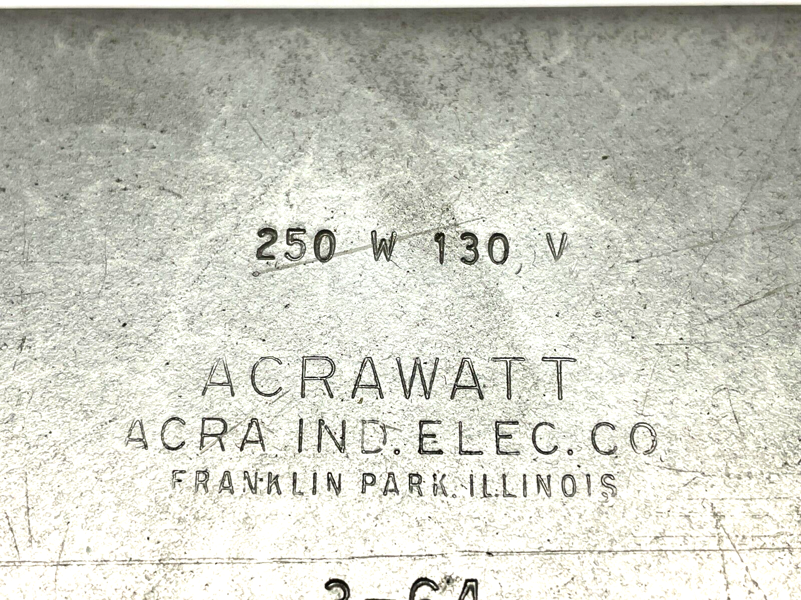Acra Electric Strip Heater 250W 130V - Maverick Industrial Sales