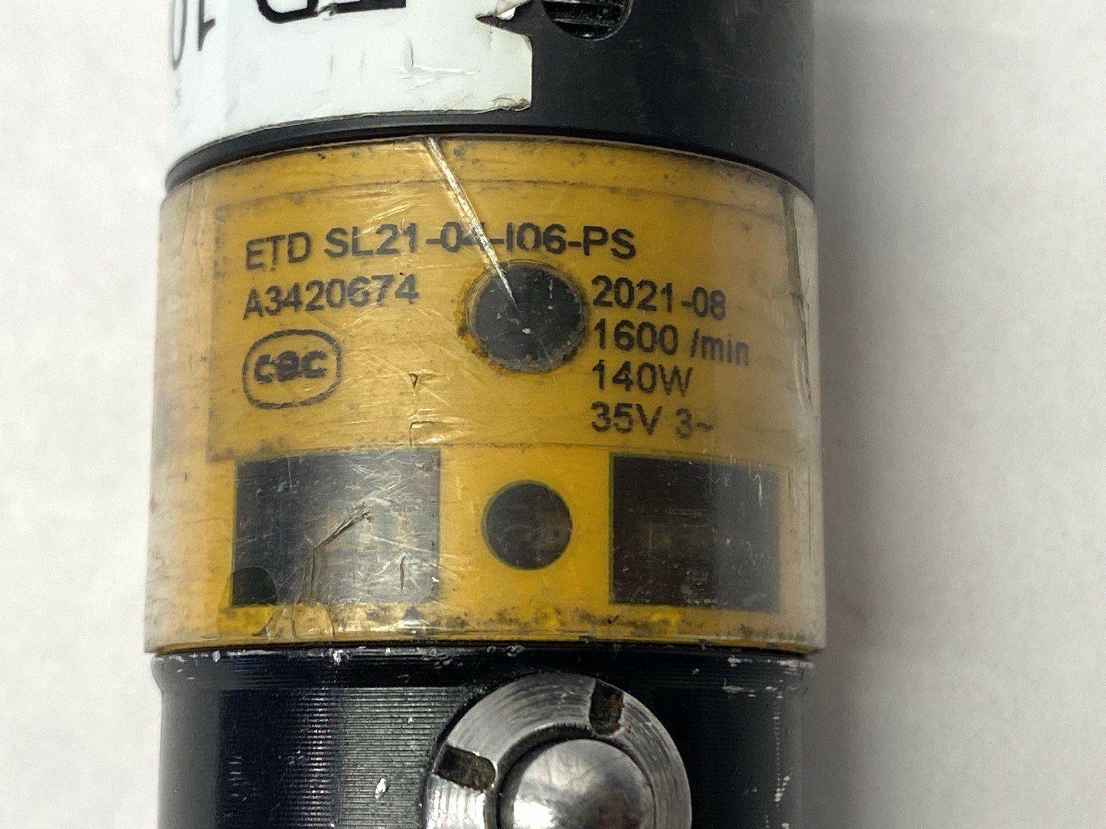 ETD SL21-04-I06-PS | Atlas Copco Straight Cable Screwdriver Tensor SL 8433 2104 91 - For parts or not working - Maverick Industrial Sales