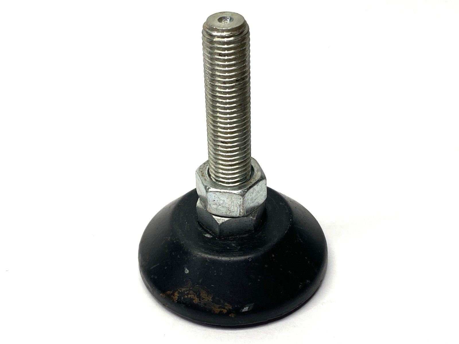 Machine Leveling Foot 2-3/4" Foot Dia. 2-1/2" Thread Length 3/8" NPT 13TPI - Maverick Industrial Sales