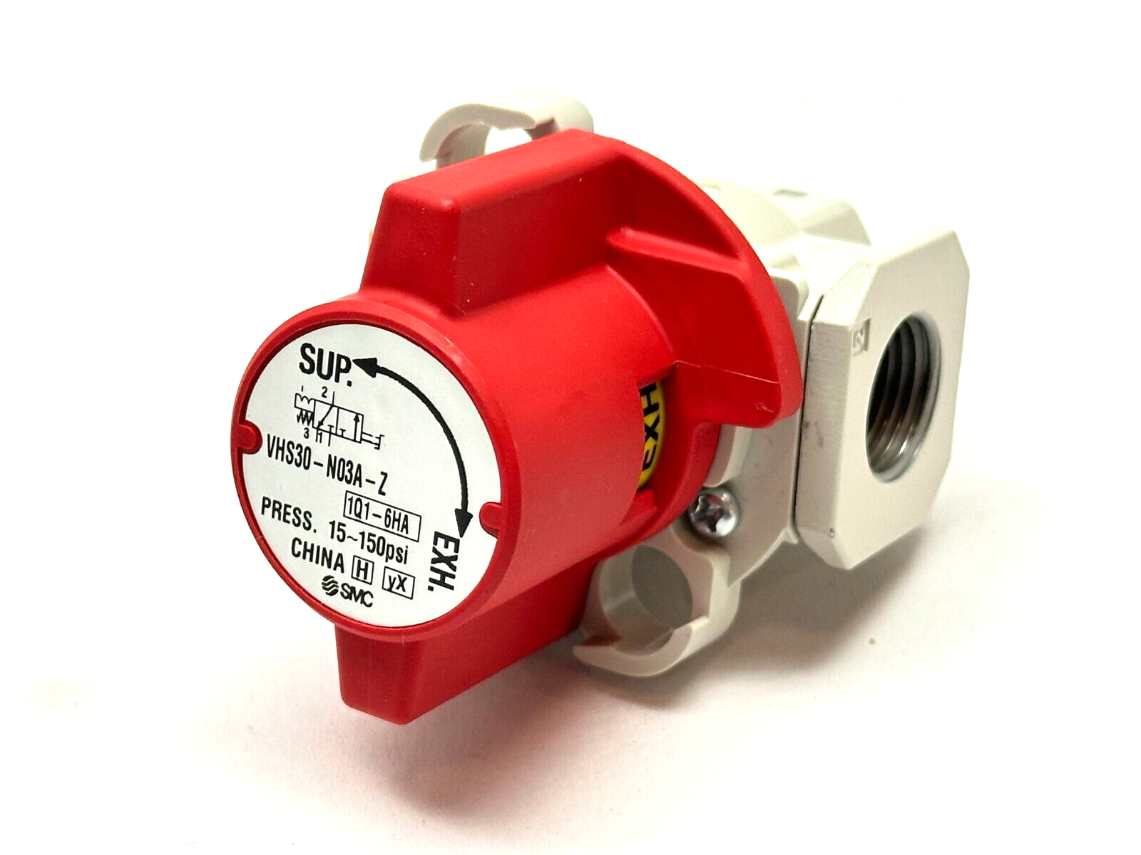 SMC VHS30-N03A-Z Pneumatic Pressure Relief Valve 3-Port 3/8" NPT - Maverick Industrial Sales