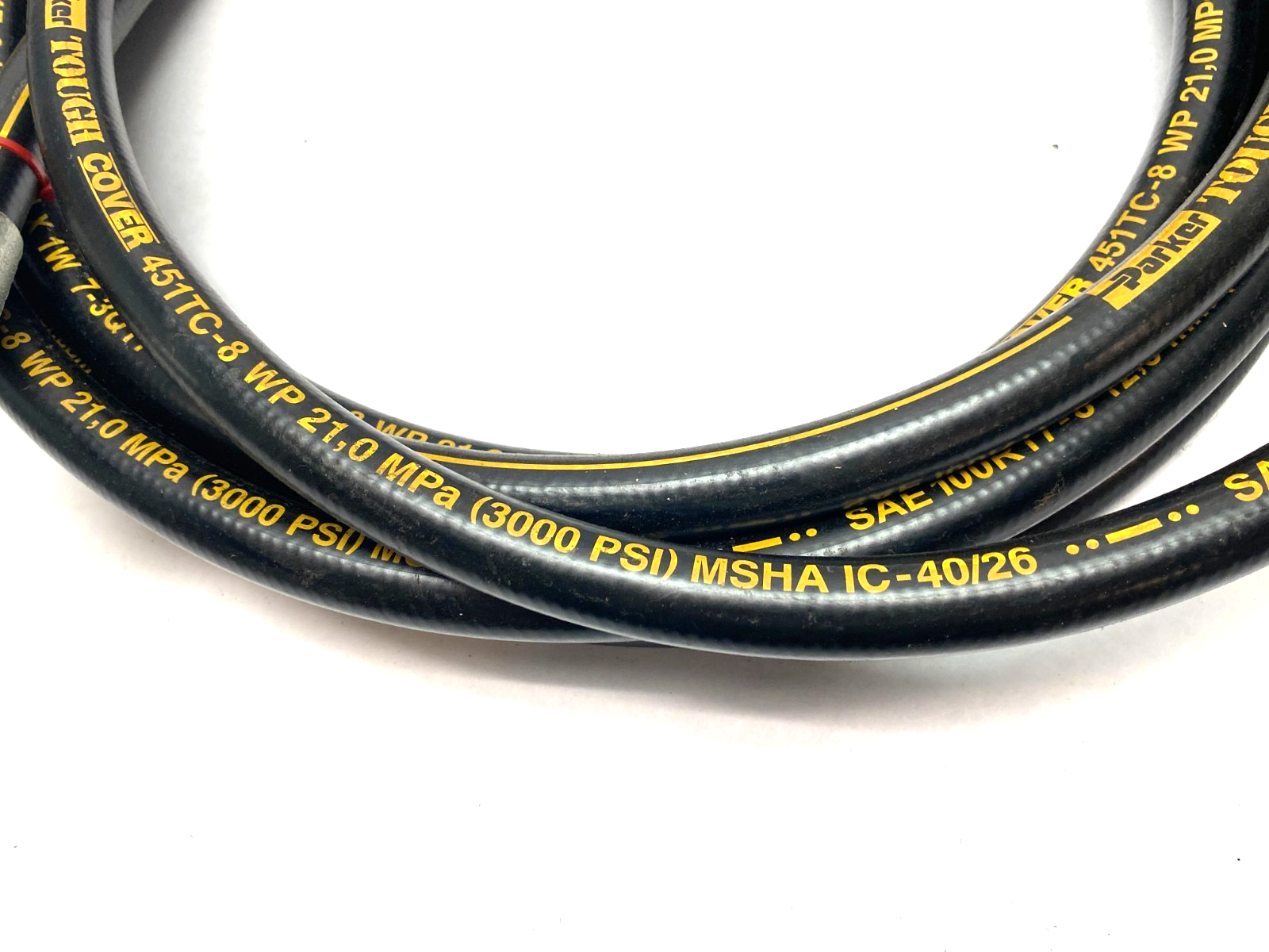 Parker 451TC-8 Tough Cover Hydraulic Hose 3000psi Max 25 FOOT LENGTH - Maverick Industrial Sales