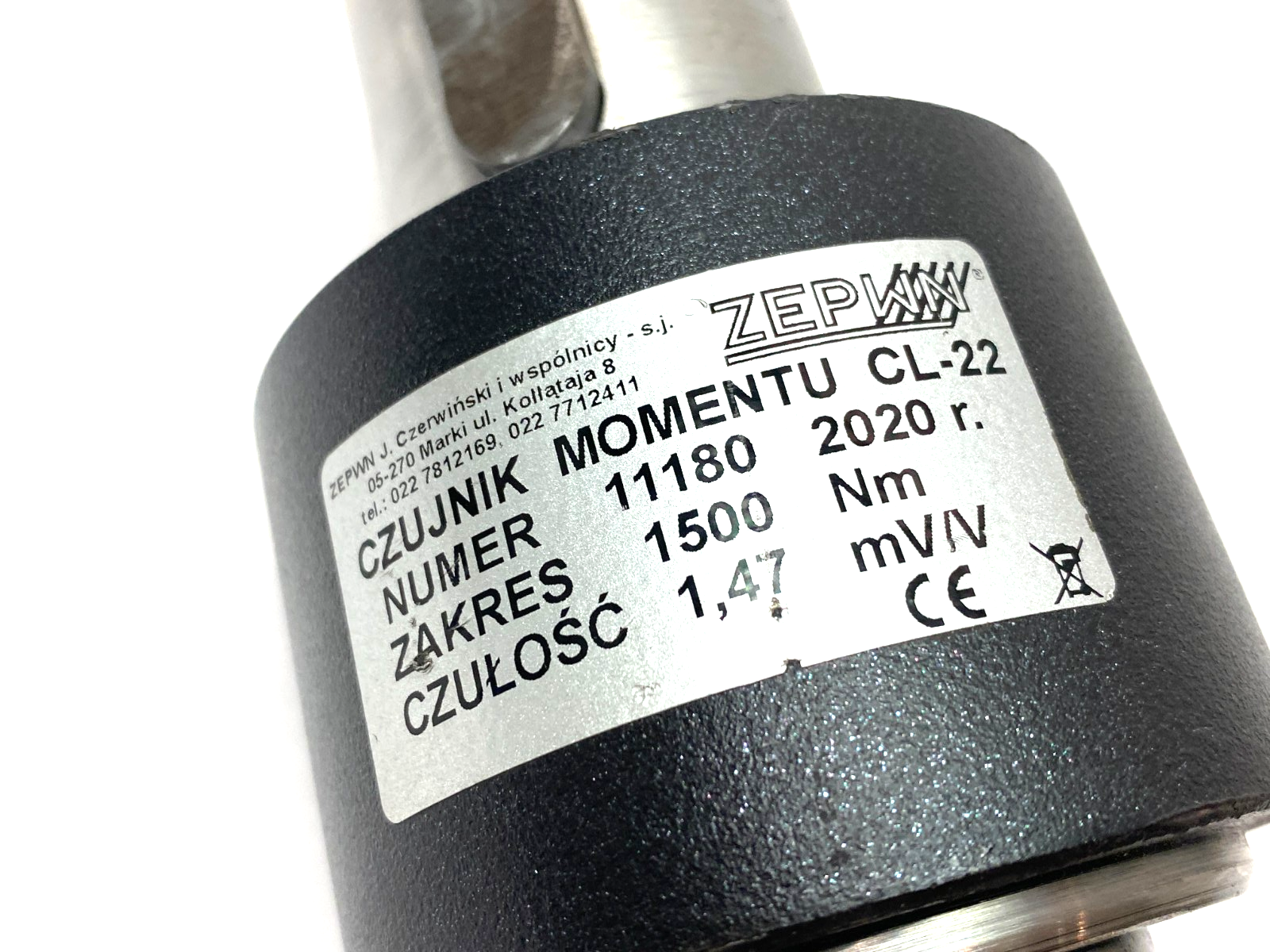 Zepwn CL-22 Two-Directional Static Torque Measurement Sensor 1500Nm - Maverick Industrial Sales