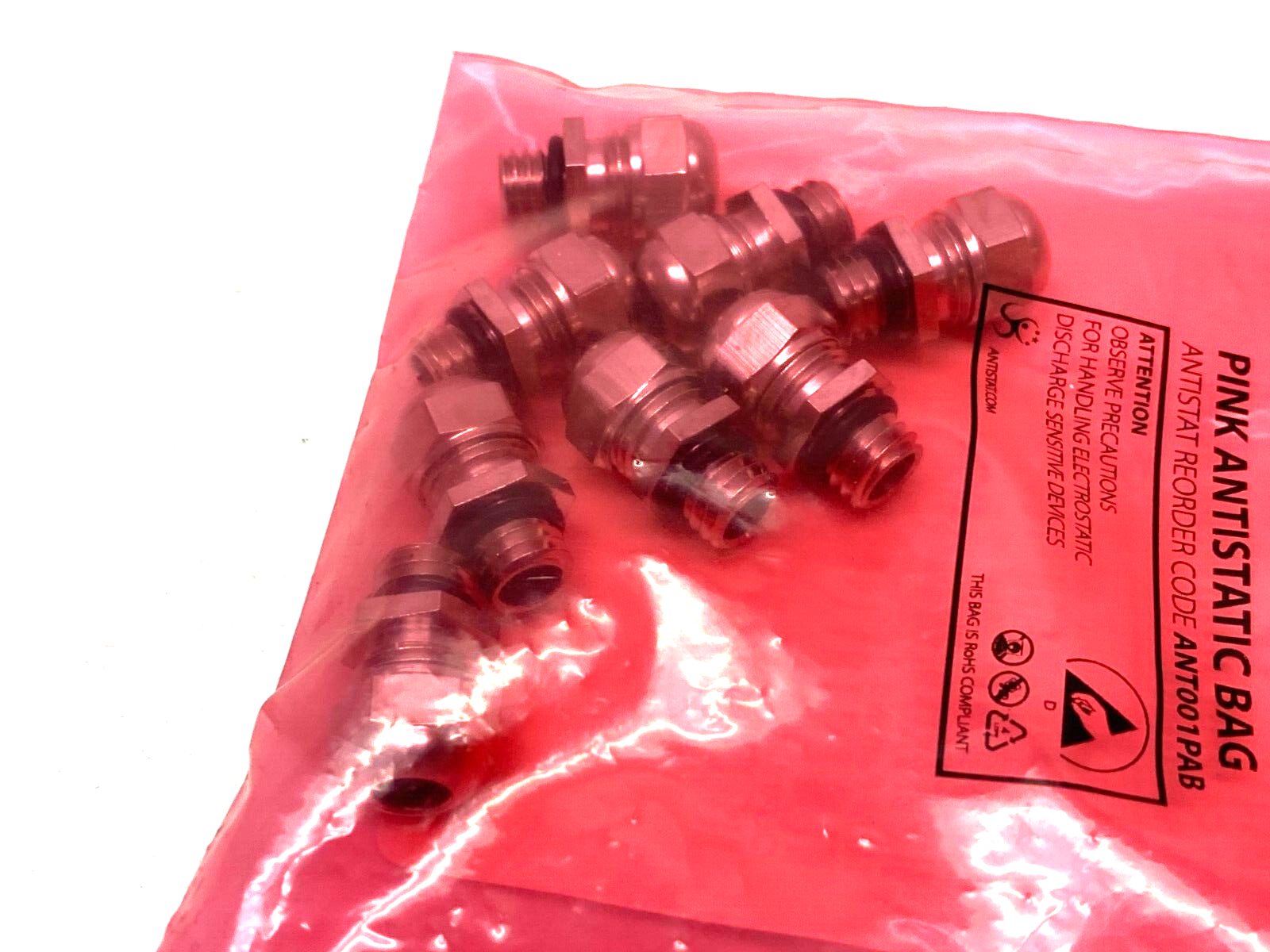 Hylec 111006 Nickel Plated Brass Cable Gland 5mm M8 WADI PKG OF 8 - Maverick Industrial Sales