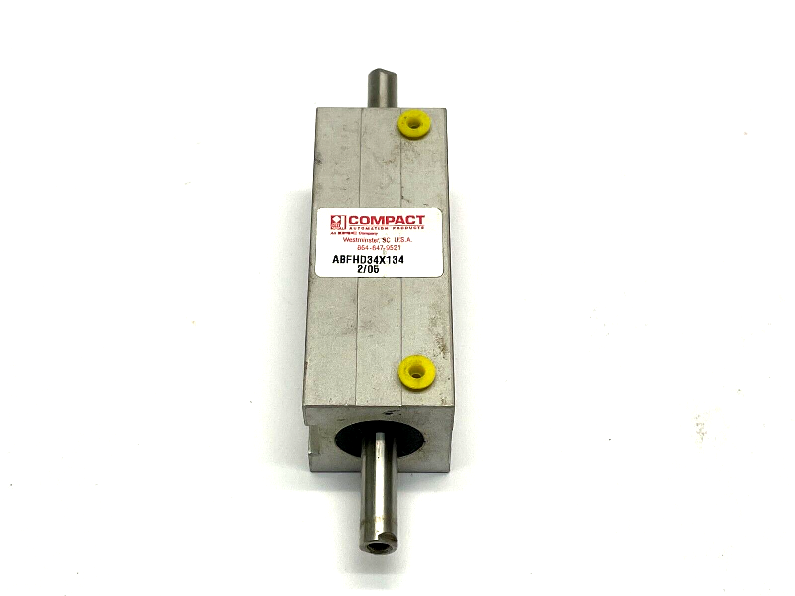 Compact ABFHD34X134 Double Ended Pneumatic Cylinder - Maverick Industrial Sales