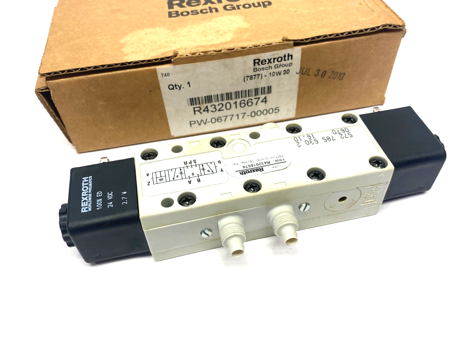 Bosch Rexroth R432016674 Double Solenoid Valve 5/3 - Maverick Industrial Sales