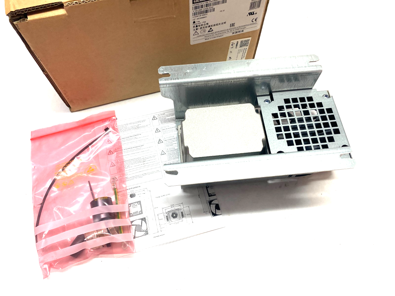 Siemens 6SL3566-1GA00-0GA0 SINAMICS G110M Wall Mount Kit - Maverick Industrial Sales