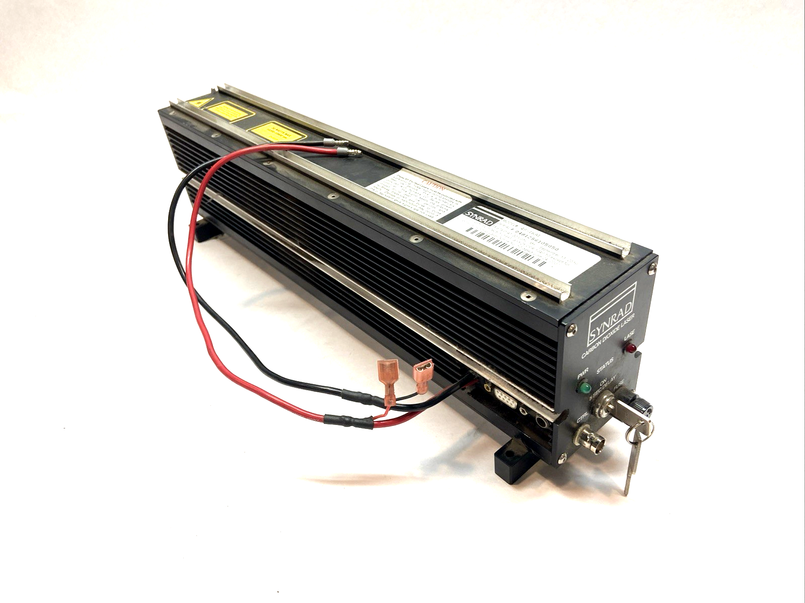 48-1KAL | Synrad Carbon Dioxide Laser 30w Max DAMAGED APERTURE - For parts or not working - Maverick Industrial Sales