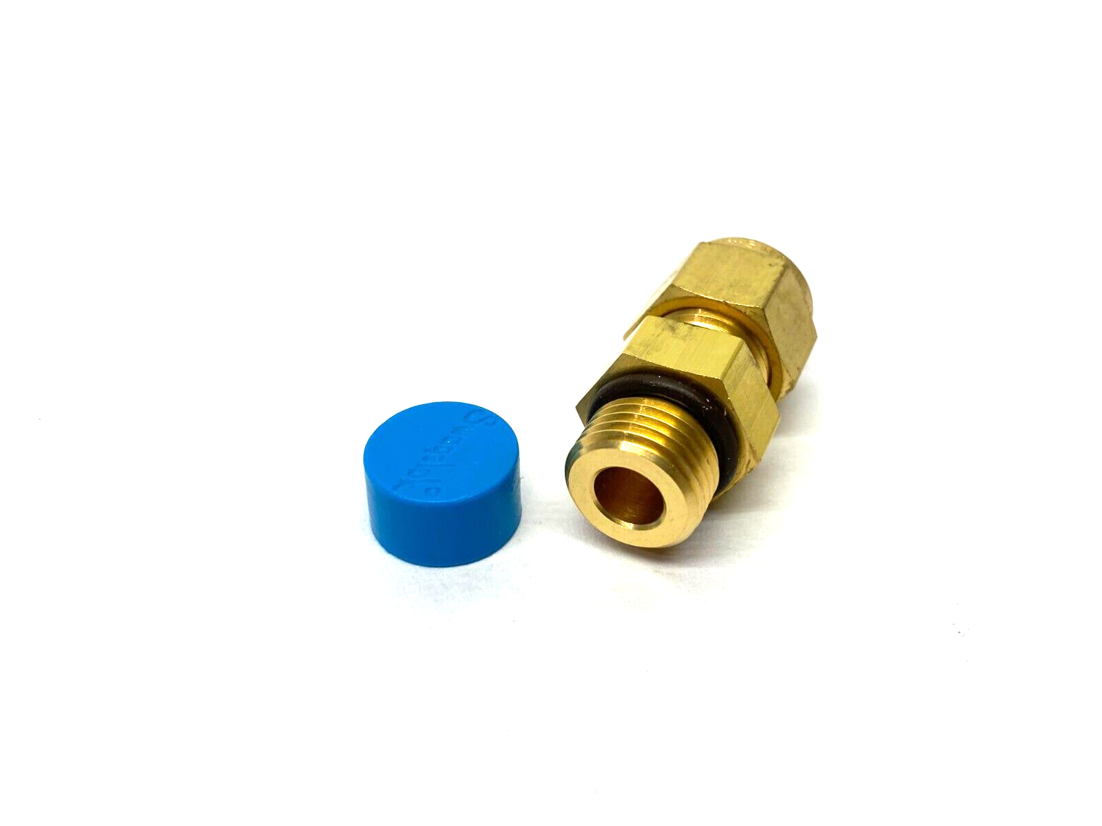 Swagelok B-600-1-OR Brass Compression Fitting O-Ring Seal 3/8" OD 9/16-18 Thread - Maverick Industrial Sales