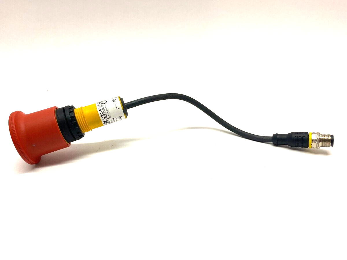 C22-PVT45P-K02-P10 | Eaton 22mm Emergency Stop Switch 3-Pos Non-Illuminated 24V - Used - Maverick Industrial Sales