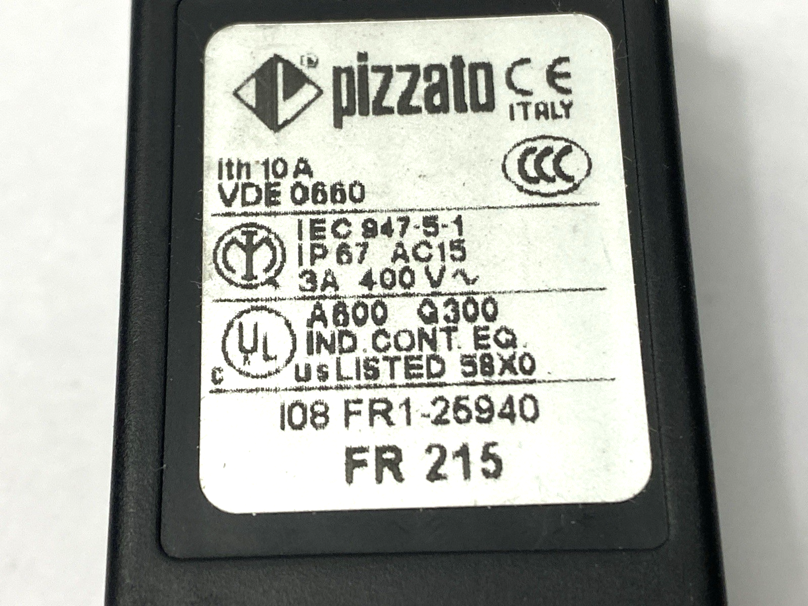 FR 215 | Pizzato Position Switch LOT OF 2 - For parts or not working - Maverick Industrial Sales