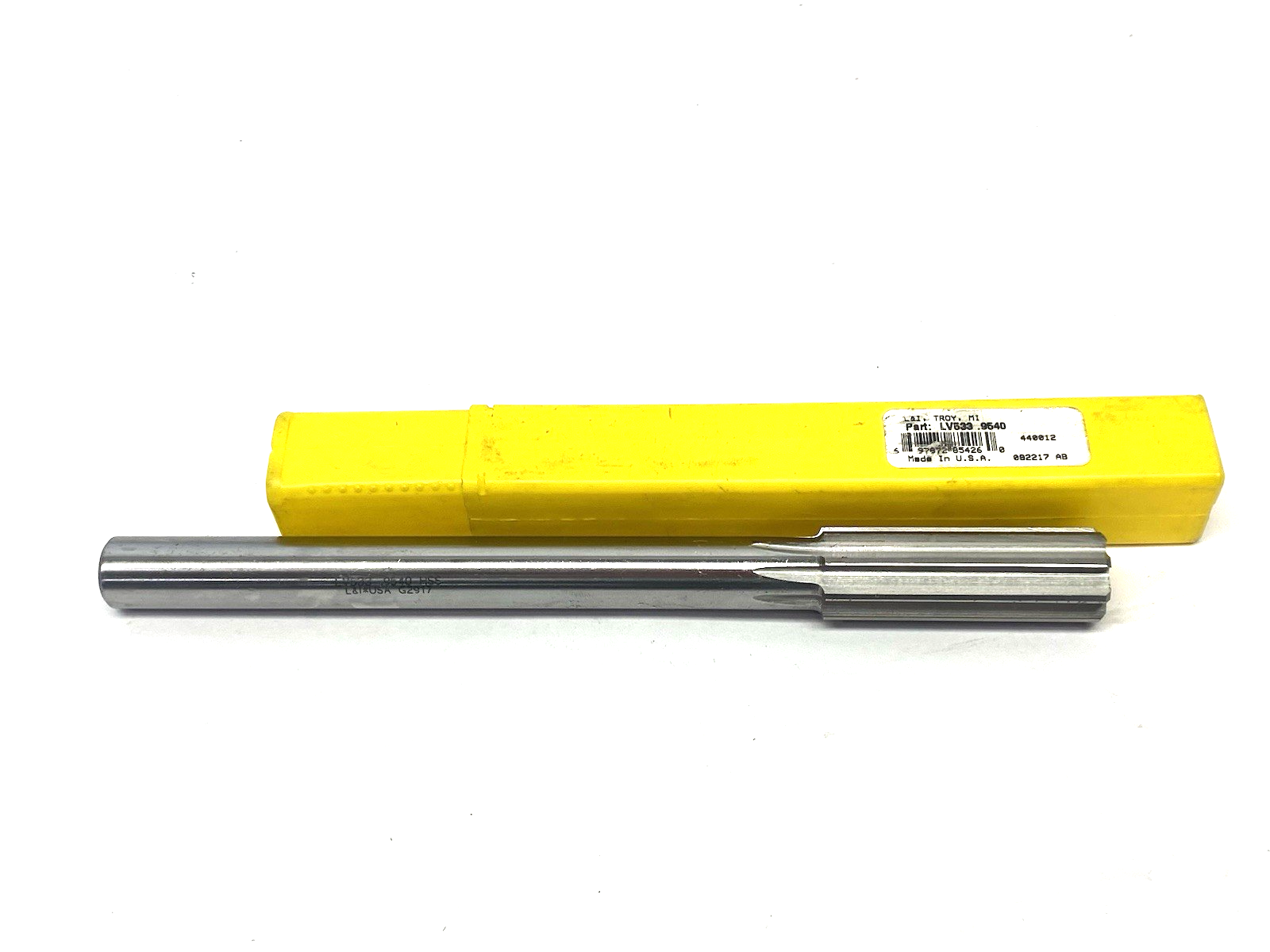 Lavallee & Ide LV533.9540 Straight Flute/Shank Chucking Reamer 0.9540" Diameter - Maverick Industrial Sales