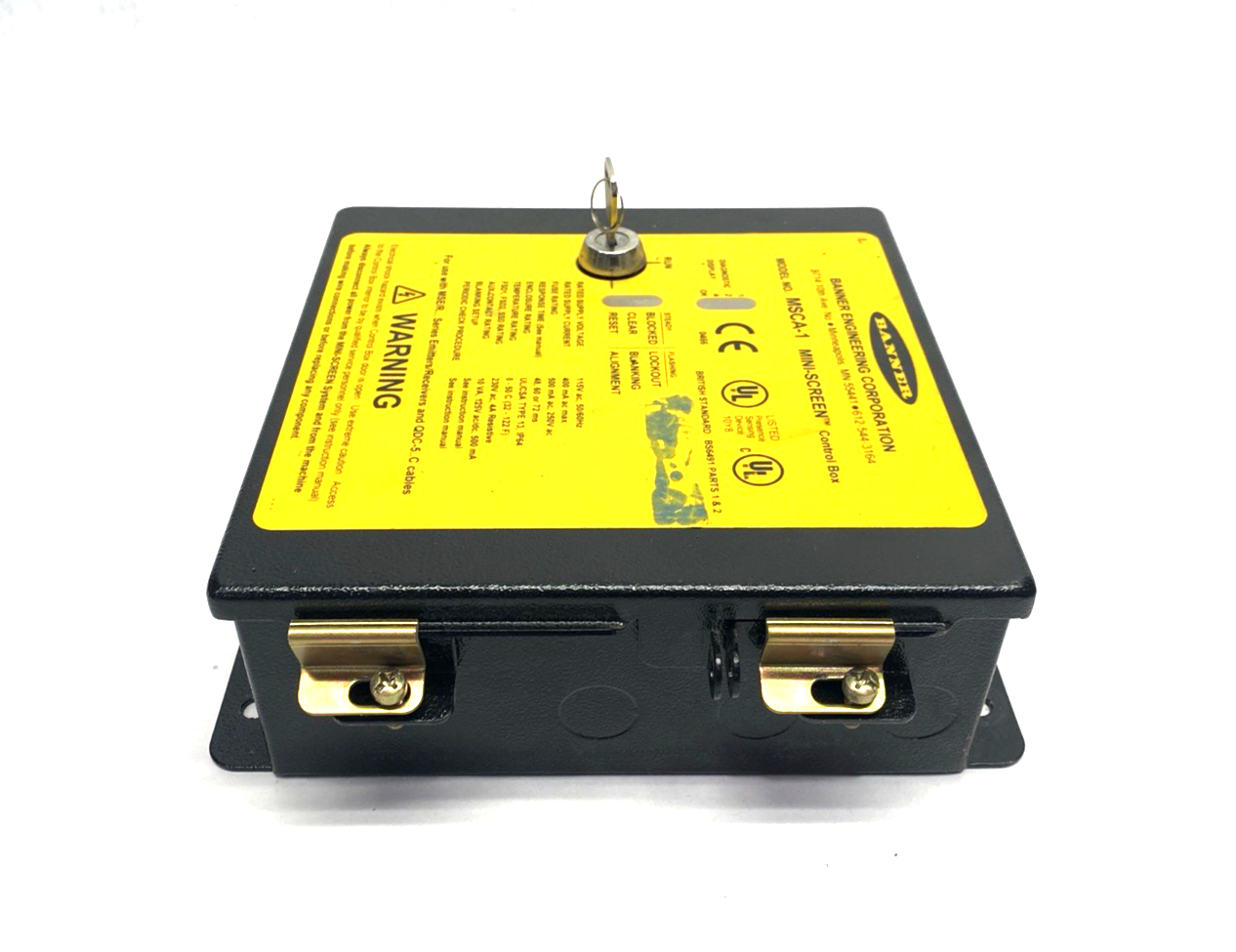 MSCA-1 | Banner MINI-SCREEN Control Box w/Key 37931 - Used - Maverick Industrial Sales