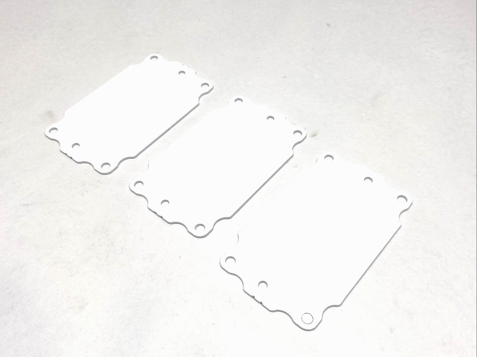 SCE-6P4 | Saginaw Flat Subpanel 5"x3" Steel Back Panel LOT OF 3 - New – Open box - Maverick Industrial Sales