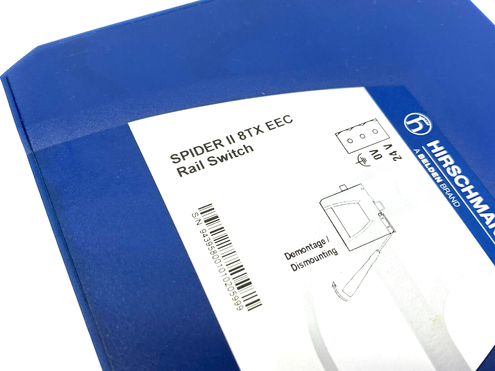 Belden Hirschmann SPIDER II 8TX EEC DIN-Rail Ethernet Switch 8-Port - Maverick Industrial Sales