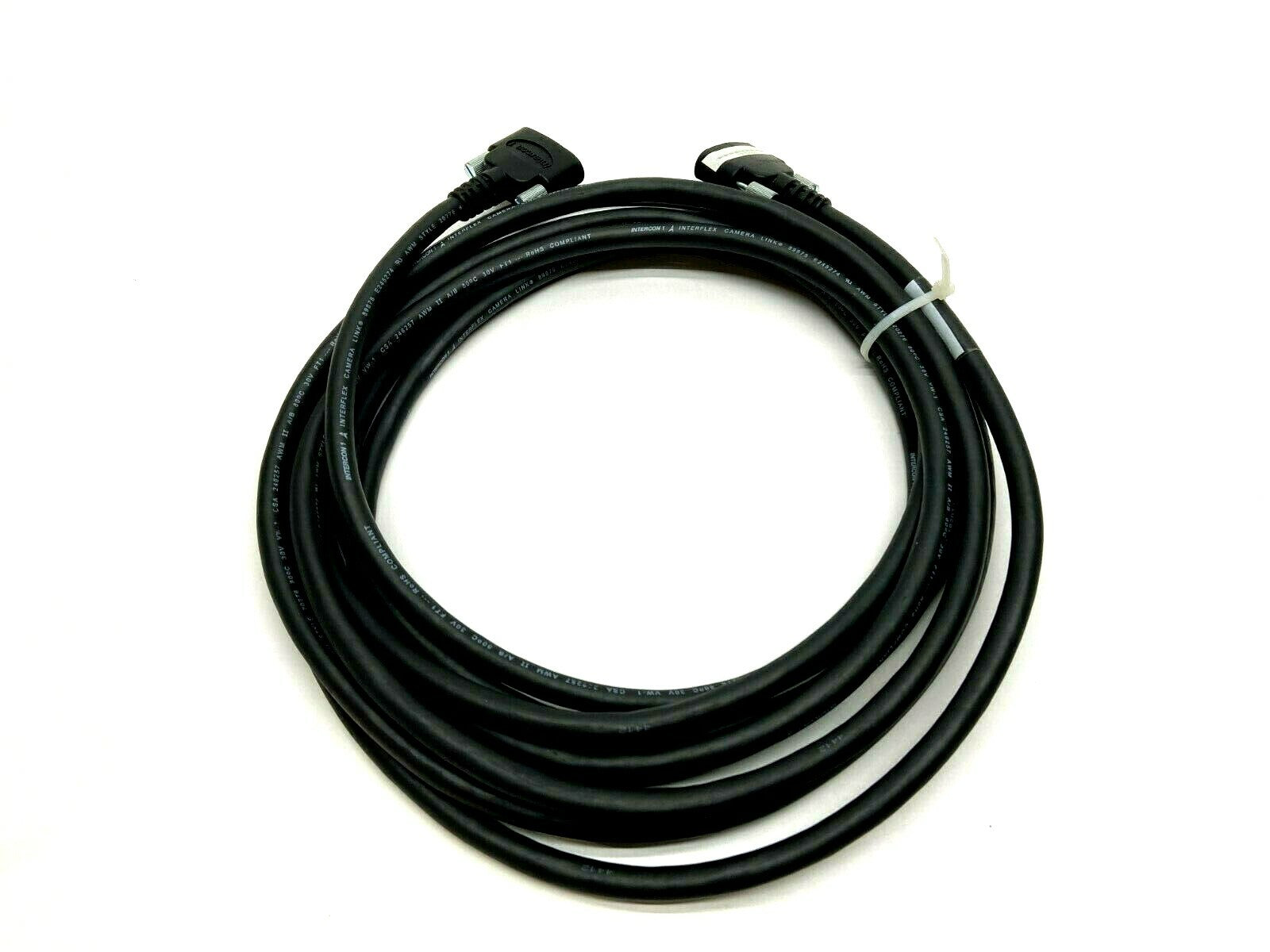 Intercon II-CLCP-5.0-P High Flex 5 Meter Camera Link MDR Cable 30 VAC - Maverick Industrial Sales