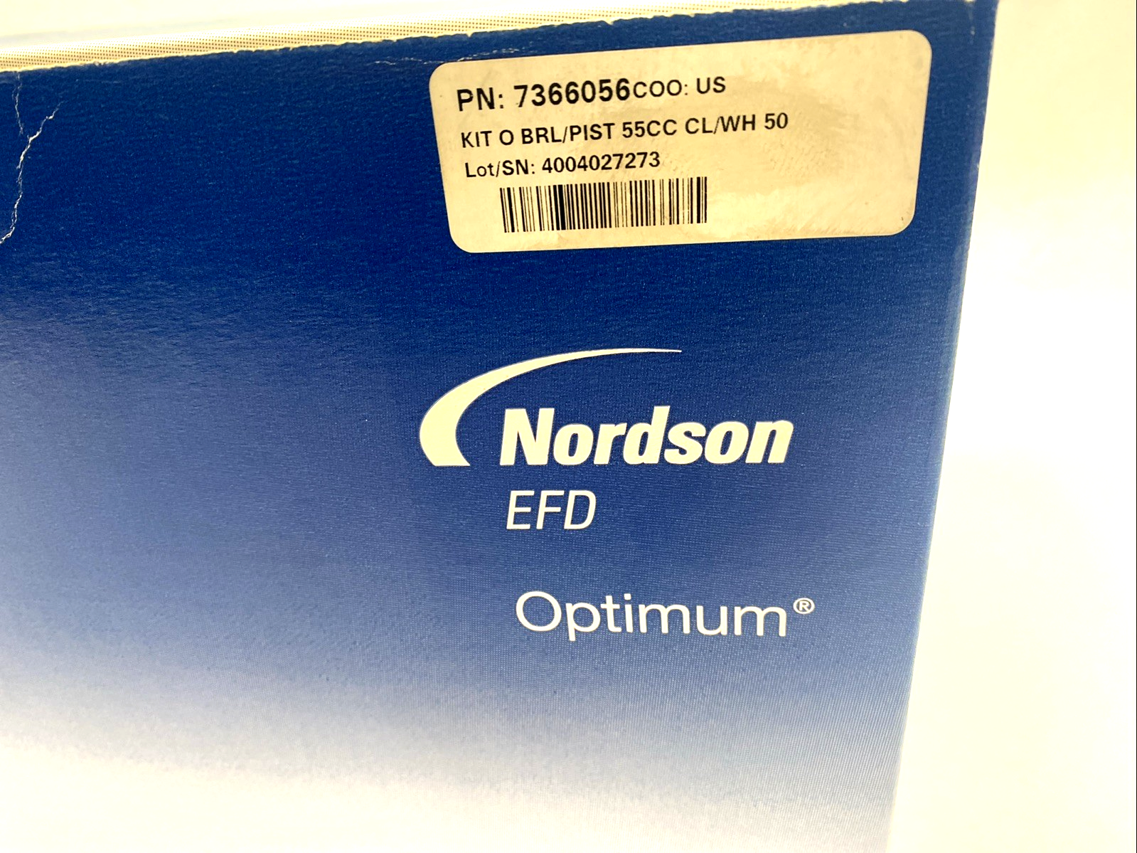 Nordson EFD 7012153 55 cc Syringe Barrels w/White Piston LOT OF 46 - Maverick Industrial Sales