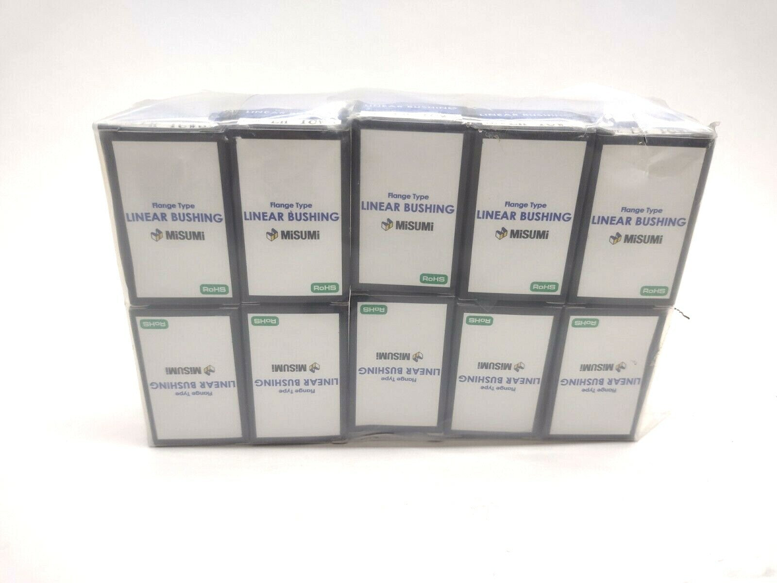 LHICW6 | Misumi Pilot Flanged Linear Bushing, Double Bushing LOT OF 10 - New - Maverick Industrial Sales