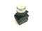 ABB MP3-21W White Illuminated Momentary Pushbutton w/ 2 N.O. Contacts