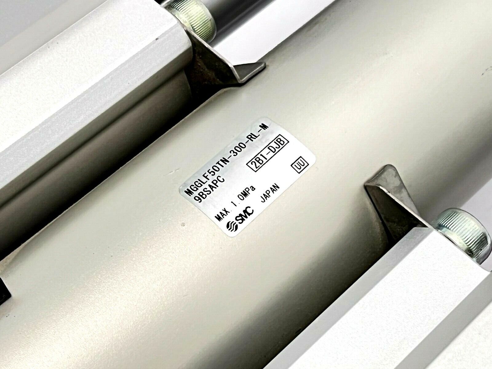 SMC MGGLF50TN-300-RL-M9BSAPC External Guided Cylinder w/ End Lock NO SWITCHES - Maverick Industrial Sales