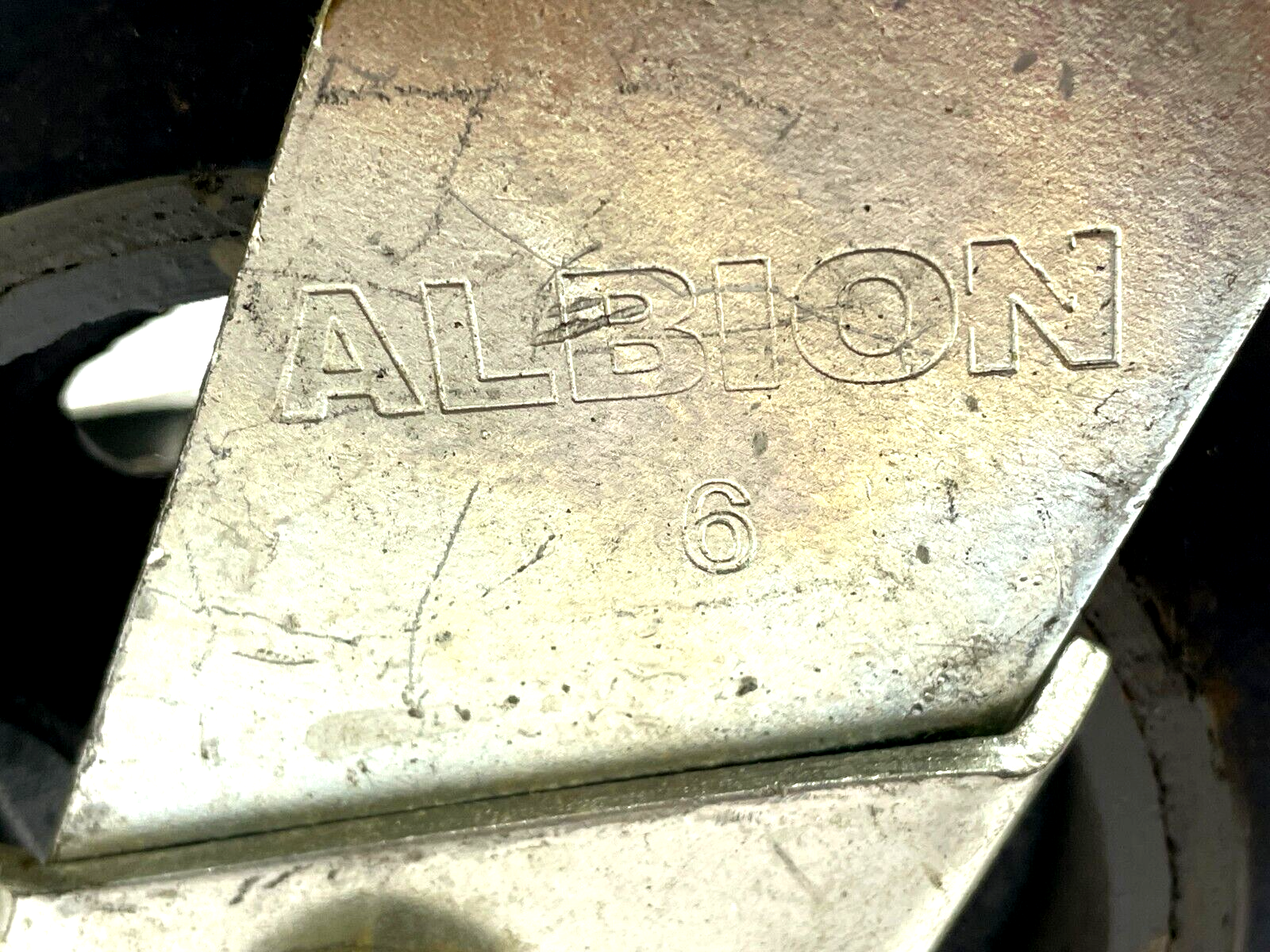Albion 6" Diameter Caster w/ Face Brake - Maverick Industrial Sales