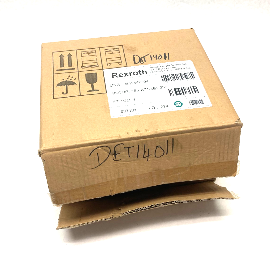 Bosch Rexroth 3842547994 Electric Motor 3-Phase 0.42kW 3SIEK71-4B2/339 - Maverick Industrial Sales