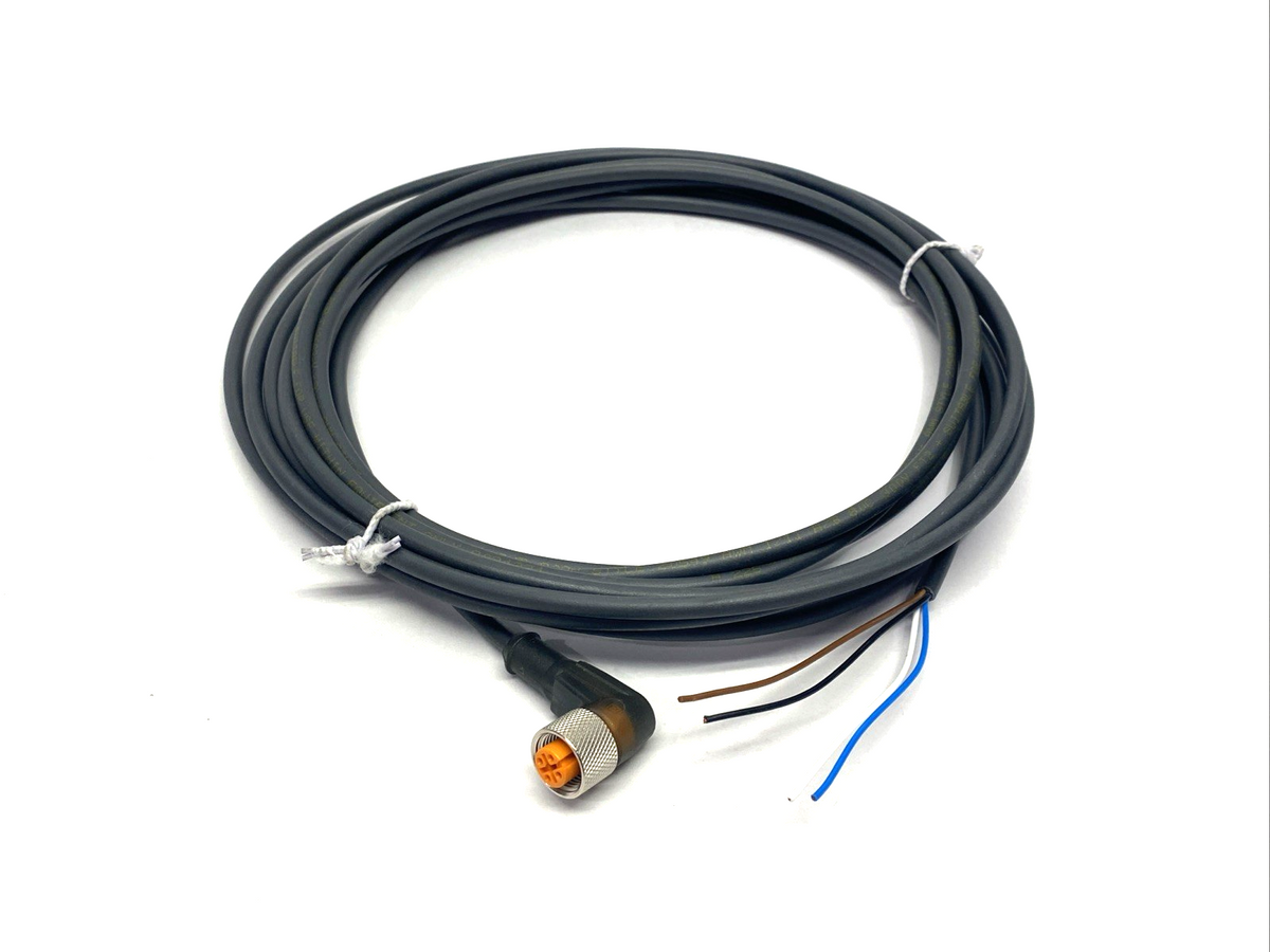 Lumberg RKWT 4-225/5 M Cordset, M12 Right Angle Female 4-Pin 5m - Maverick Industrial Sales