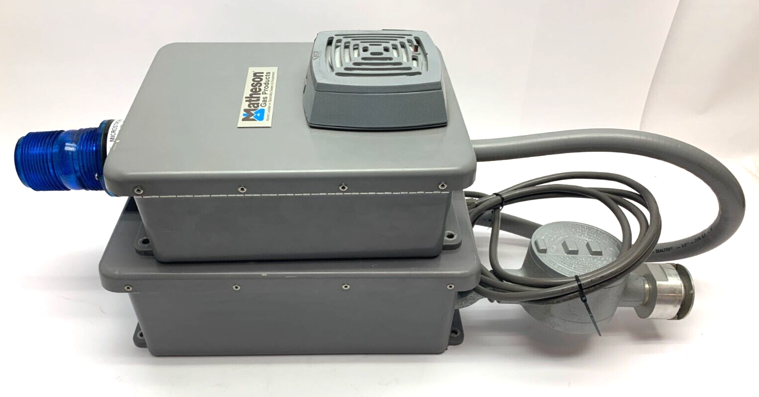 Matheson Gas SP202 & 9928SP Channel Gas Monitoring Alarm Controller SM95-0 - Maverick Industrial Sales