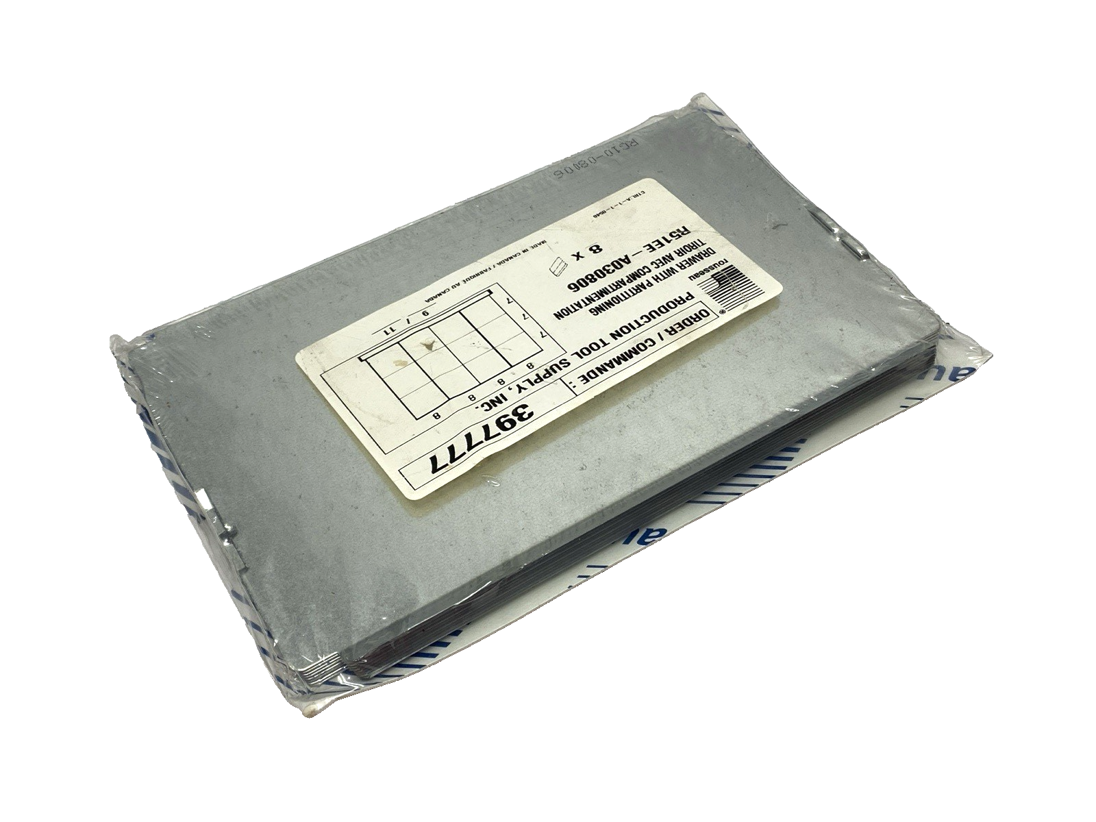 R51EE-A052404 | Rousseau Metal Drawer with Partitioning PKG OF 8 - New - Maverick Industrial Sales
