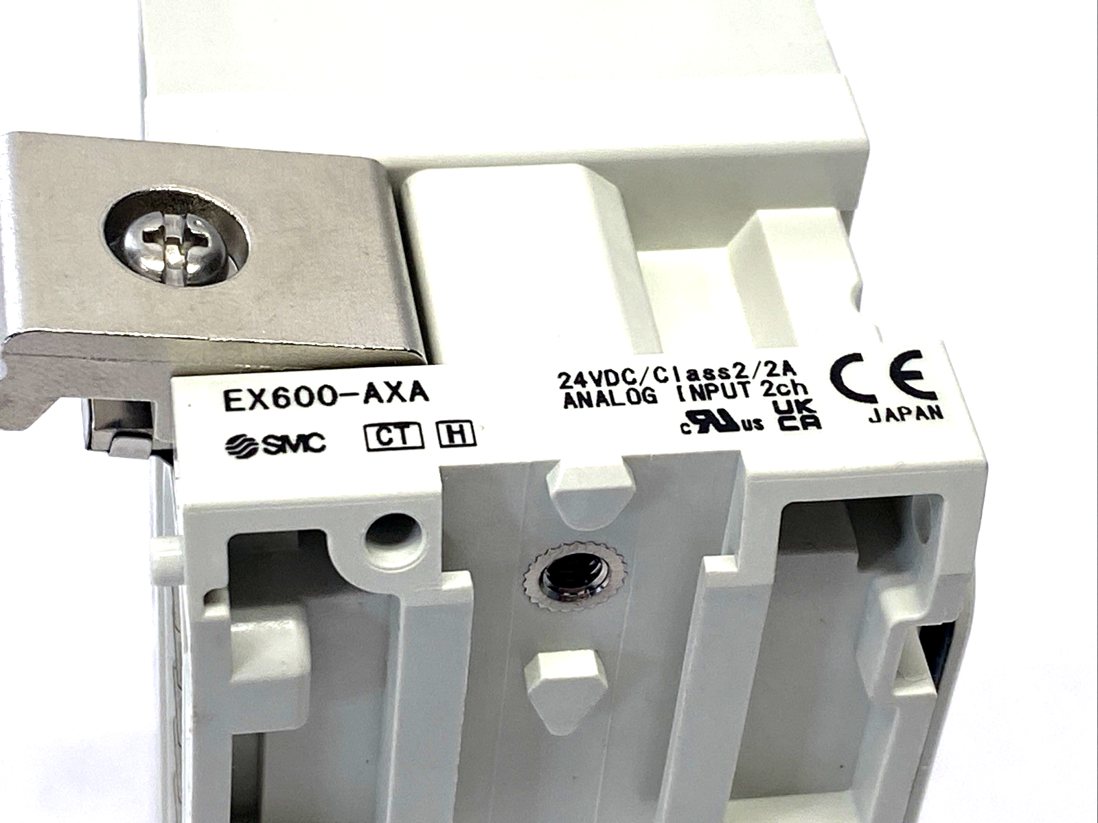 EX600-AXA | SMC Serial Interface Unit, 2-Ch. Analog Input, 2 x M12 - New – Open box - Maverick Industrial Sales