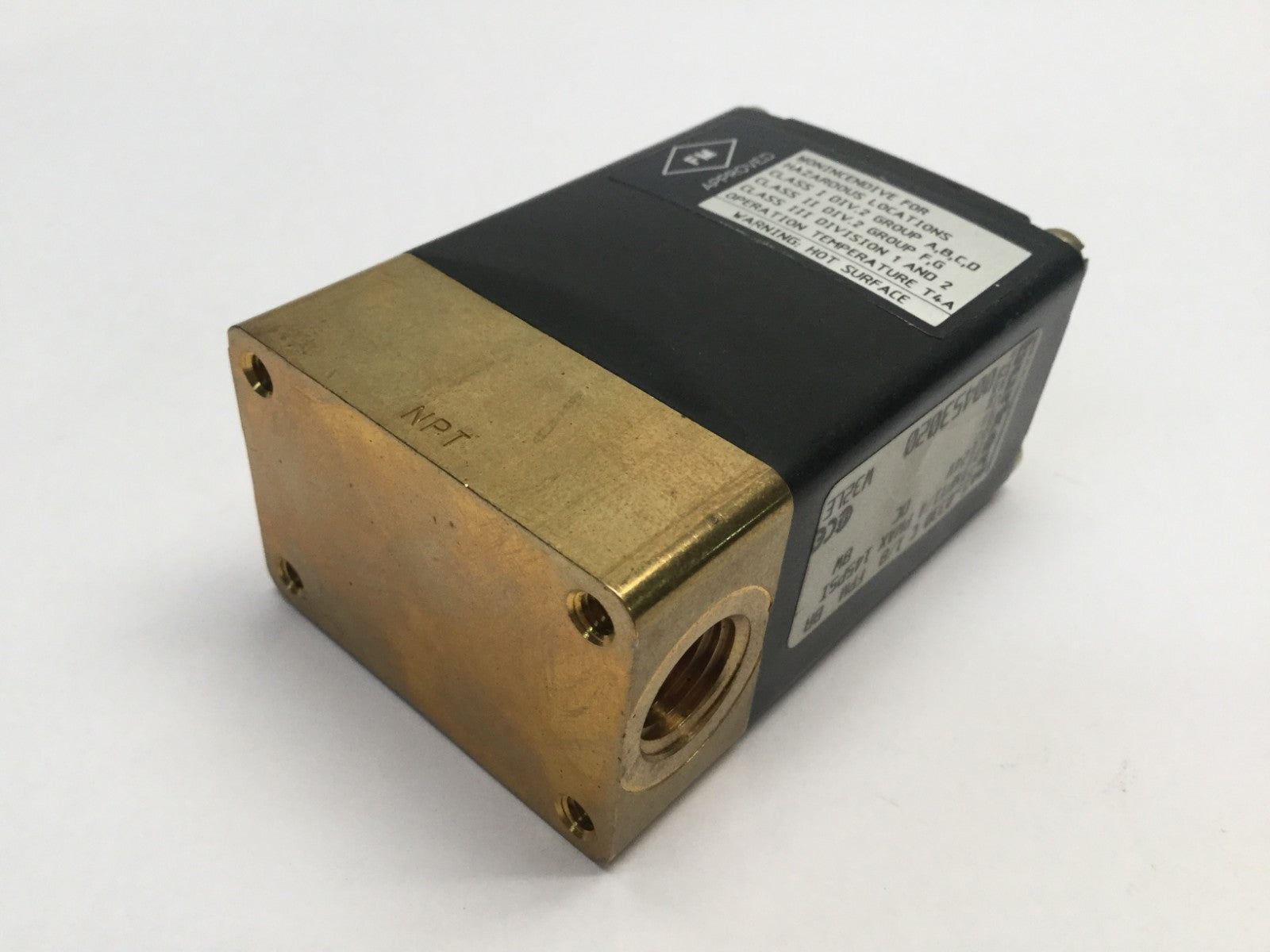 Burkert 0330 C 1/8 FPM BR Solenoid Valve NPT1/4 PMAX 145 PSI - Maverick Industrial Sales