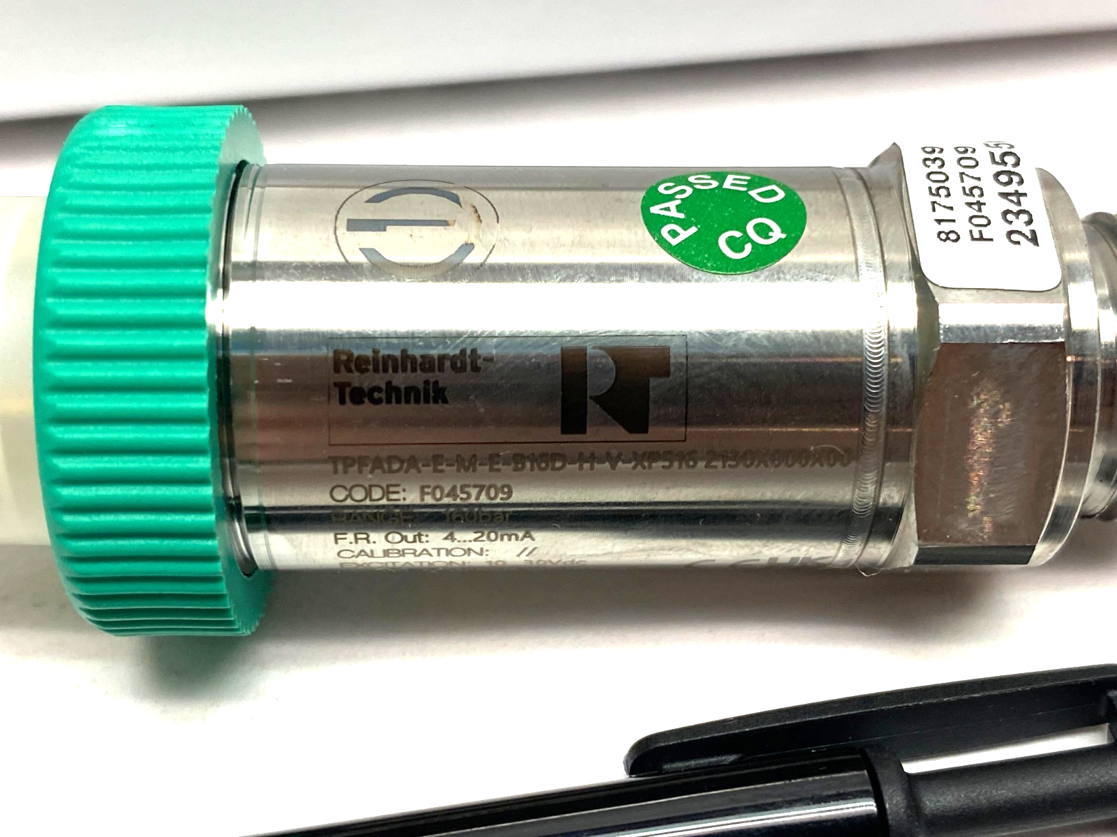 Reinhardt-Technik TPFADA-E-M-E-B16D-H-V-XP51 Pressure Transmitter F045709 - Maverick Industrial Sales