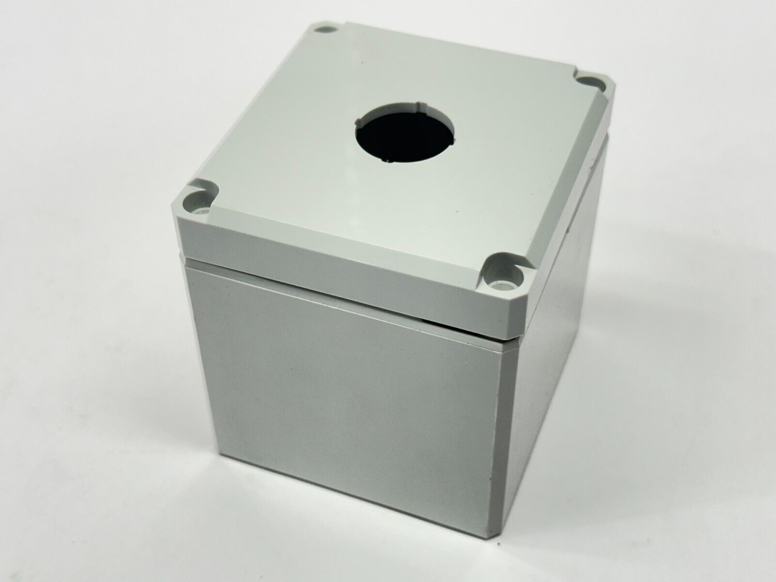 Hoffman 1PBPCDM Plastic Pushbutton Enclosure 3.23" x 3.15" - Maverick Industrial Sales