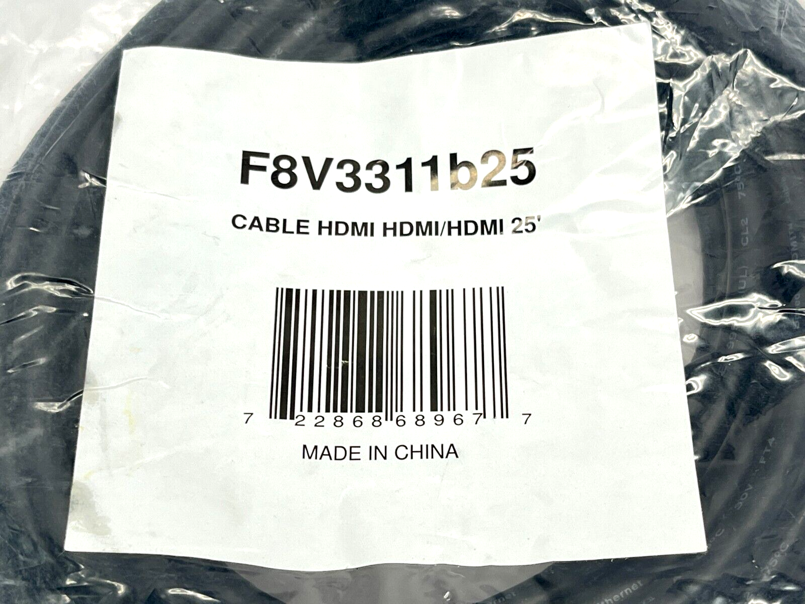 F8V3311b25 HDMI to HDMI Cable 25ft Length - Maverick Industrial Sales
