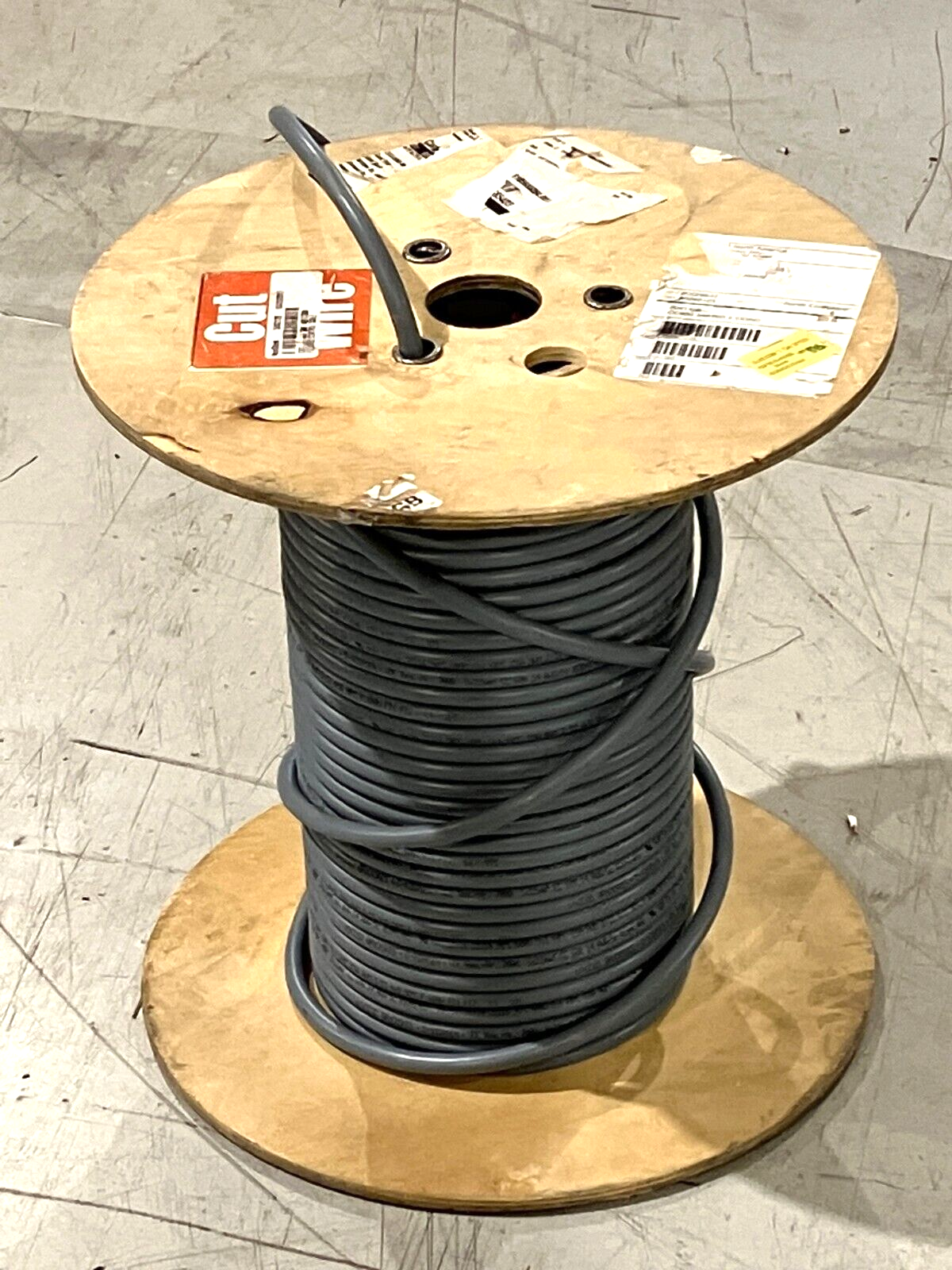 SAB 2041405 Control Cable 14 AWG 5C Gray, PVC, Bare Copper 150' FT - Maverick Industrial Sales