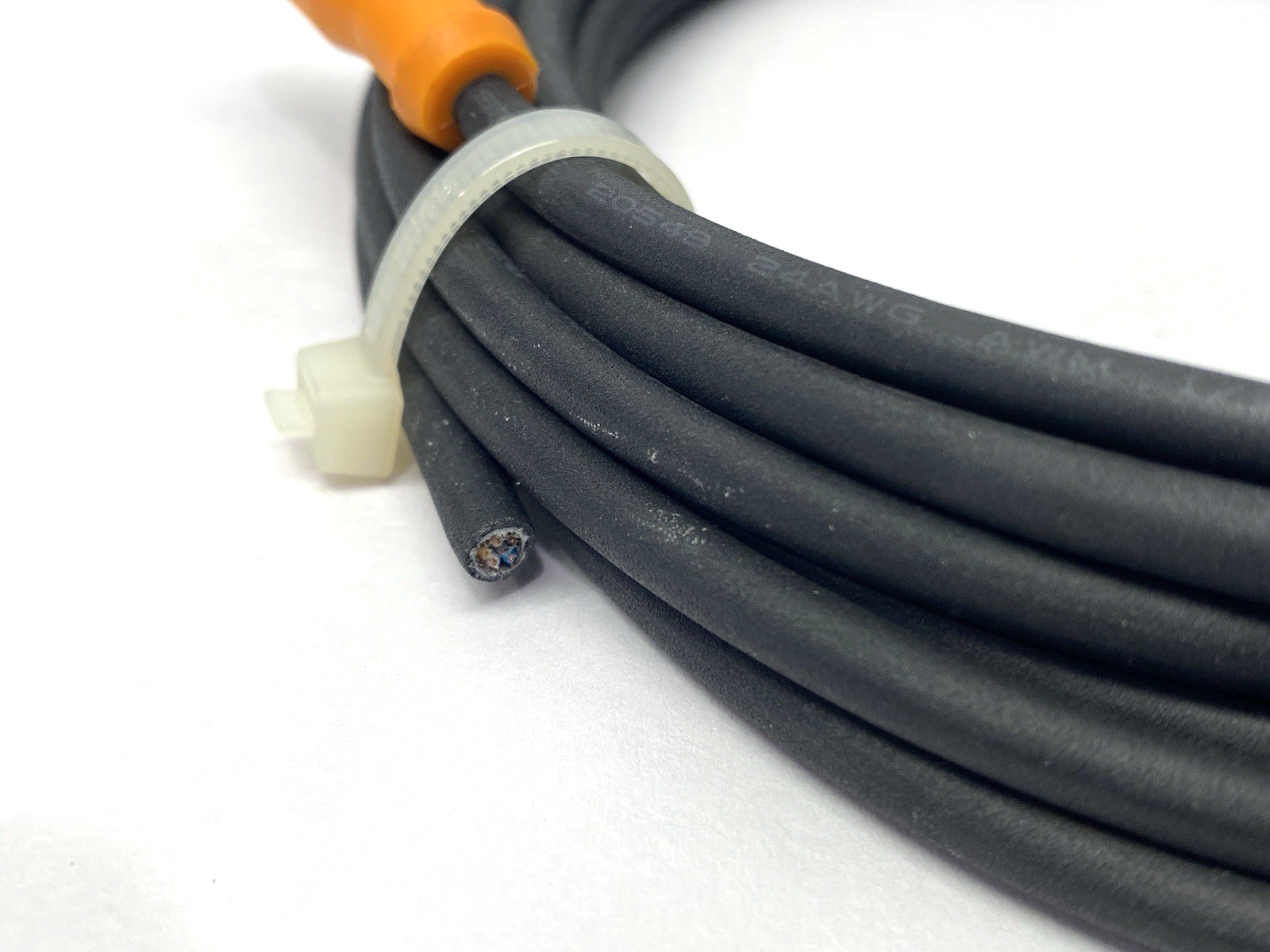 ifm AD0GH050MSS0005K05 Single-Ended Cable M12 Female Connector EVC545 CUT TO 4M - Maverick Industrial Sales