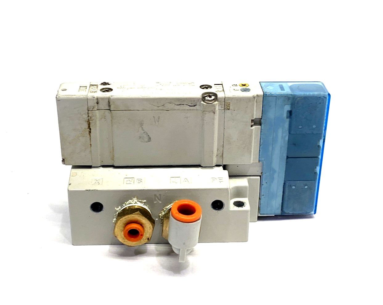 SMC SY5A00-5U1 Solenoid Valve & Base 1/4" NPT - Maverick Industrial Sales
