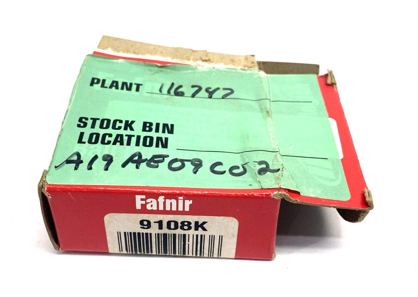 9108K | Fafnir Single Row Radial Bearing, 40mm ID x 68mm OD x 15mm Wide - New – Open Box - Maverick Industrial Sales