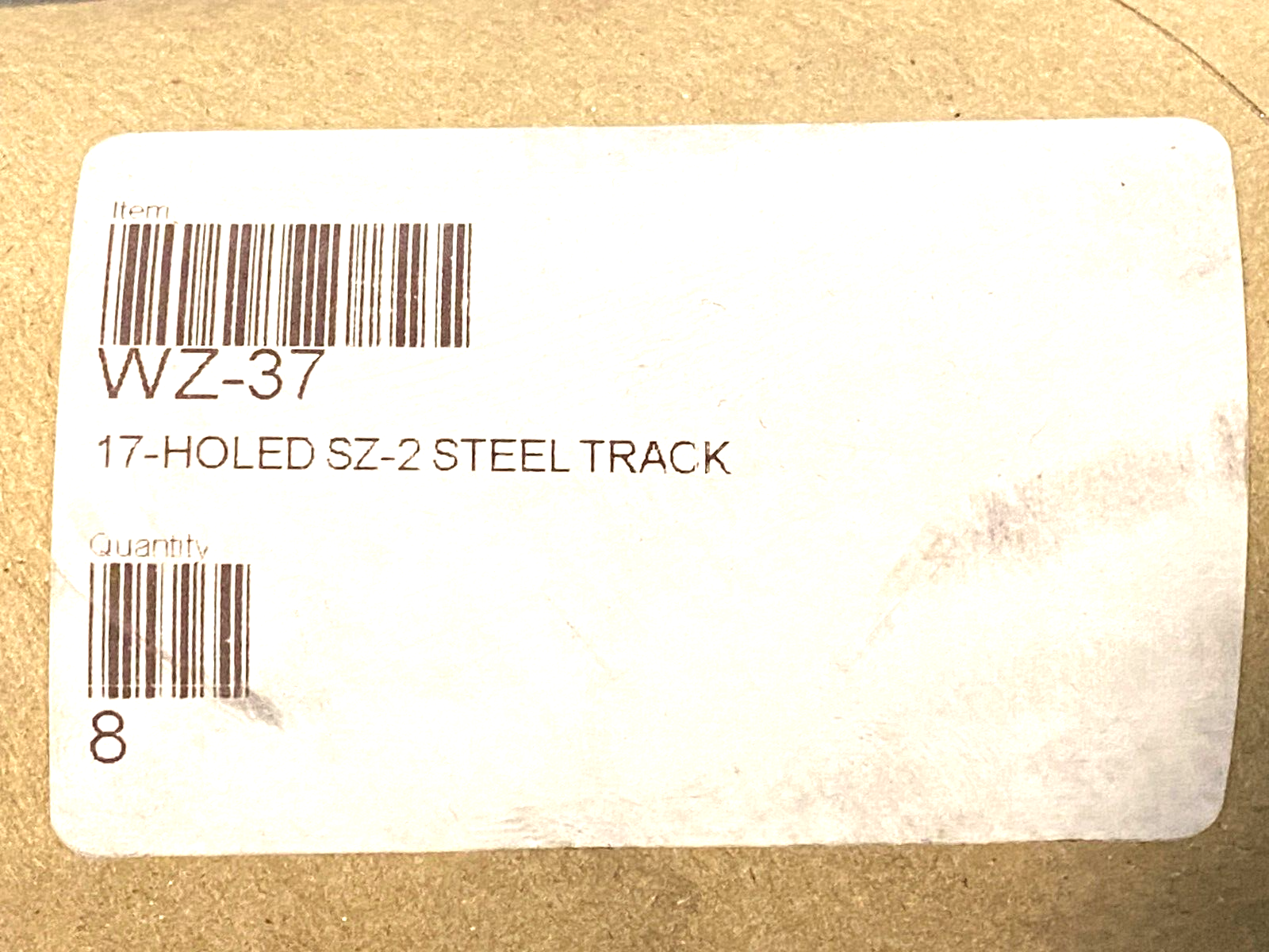 Bishop Wisecarver WZ-37 Steel Linear Rail Track 17-Holes 1235.2 mm - Maverick Industrial Sales