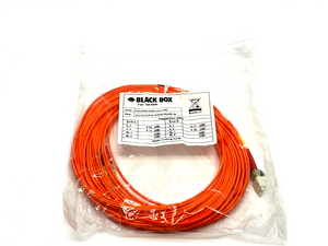 FOCMP62-015M-LCLC-OR | Black Box  Fiber Patch Cable 15m Length - New