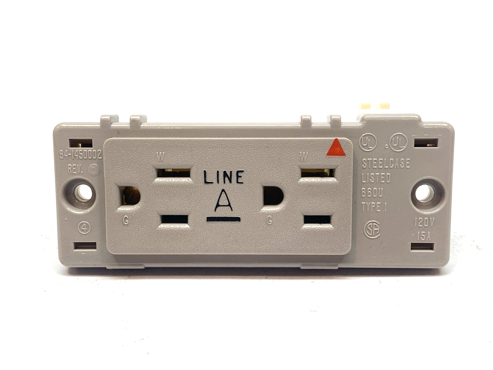 Steelcase 98683ADD15S Line-A Duplex Receptacle 15A - Maverick Industrial Sales