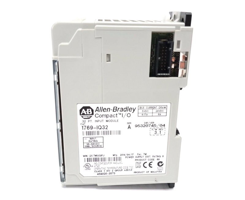 Allen Bradley 1769-IQ32 Ser. A CompactLogix 32 Pt Digital Input Module 24VDC - Maverick Industrial Sales