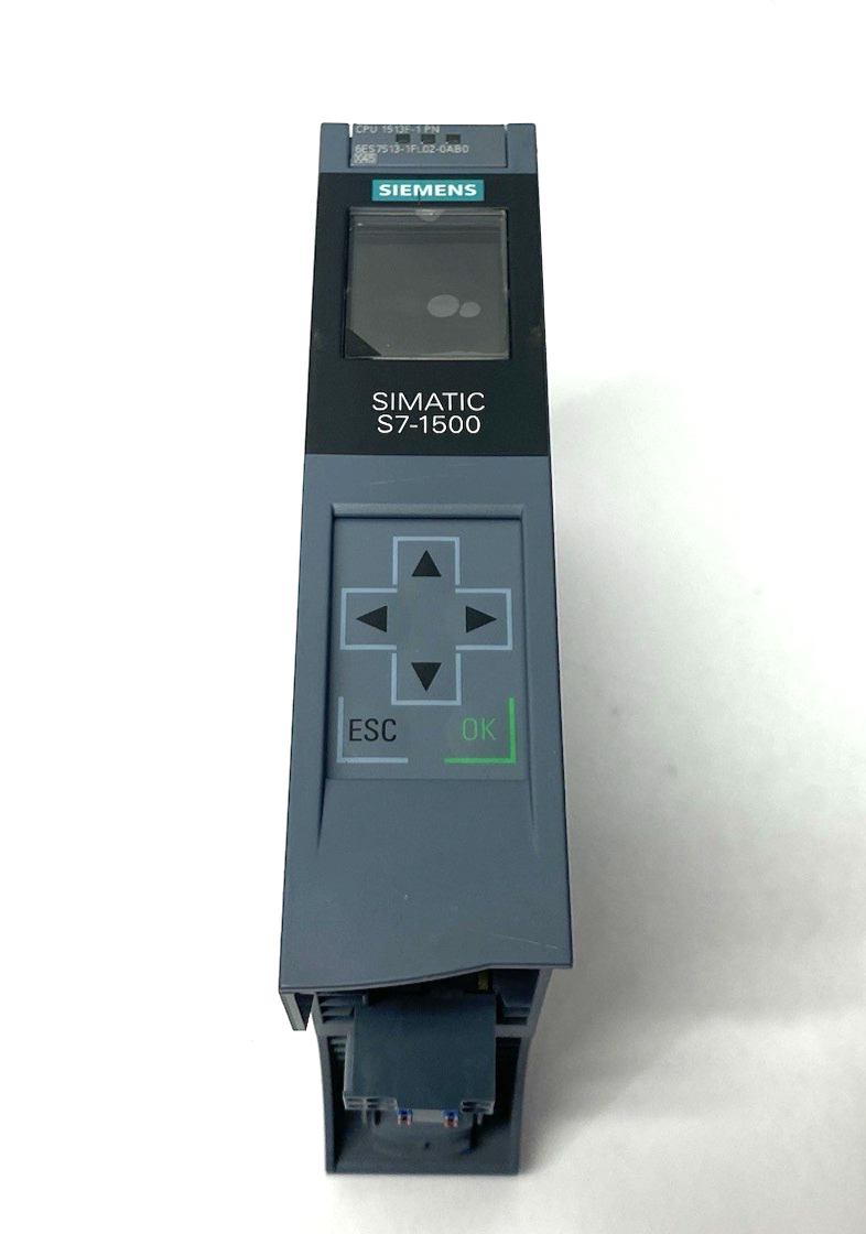 6ES7513-1FL02-0AB0 | Siemens SIMATIC S7-1500F CPU Unit 1513F-1 PN - Used - Maverick Industrial Sales