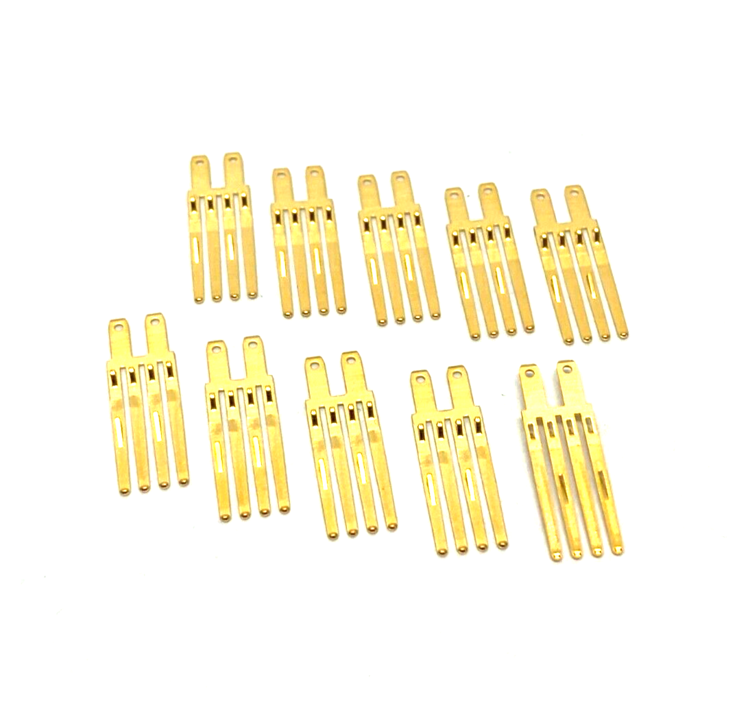 ITT Cannon 030-7380-002 Non-Gendered Gold Signal Contact LOT OF 10 - Maverick Industrial Sales