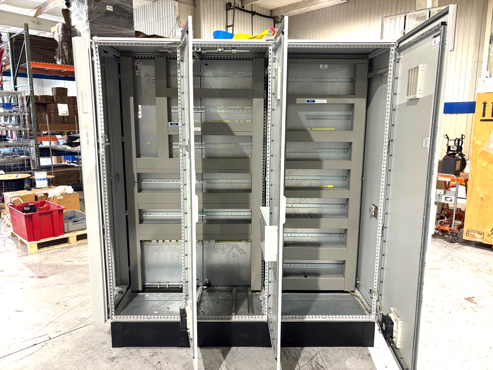Rittal VX25 3 Bayed Electrical Enclosure System VX8606.00, 8806.00, 3-Bay, T-21R - Maverick Industrial Sales