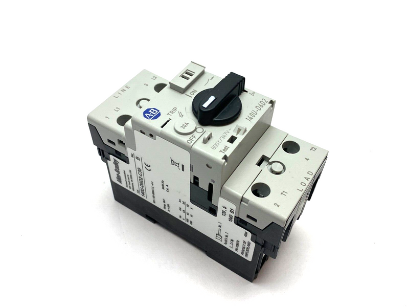 Allen Bradley 140U-D6D2-C30 Ser. B Motor Protection Circuit Breaker, Rotary, 30A - Maverick Industrial Sales