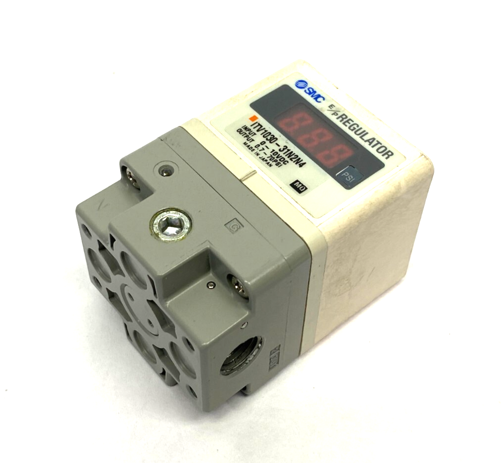 SMC ITV1030-31N2N4 Electro-Pneumatic Regulator 0-10VDC 1/4" NPT - Maverick Industrial Sales