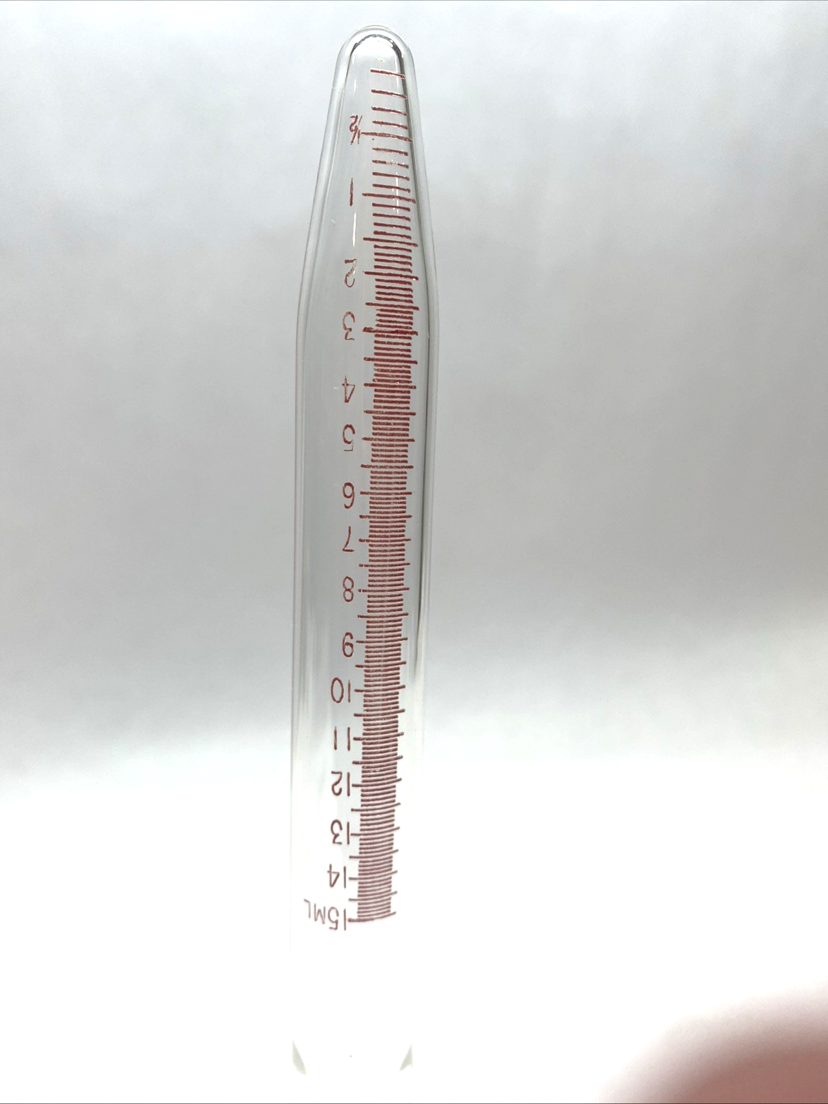 15 mL Fermentation J‑Tube Glass Tube - Maverick Industrial Sales