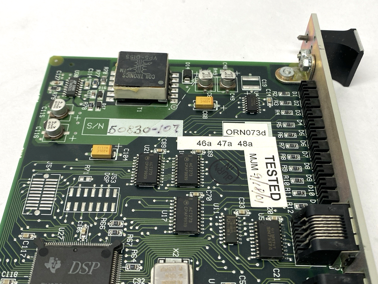 ORMEC ORN073D ServoWire Module Axis Card ORN-SW-AM/0 Circuit Board V 1.0.2 - Maverick Industrial Sales